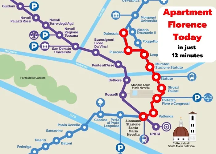 公寓 Today With A Private Balcony 佛罗伦萨